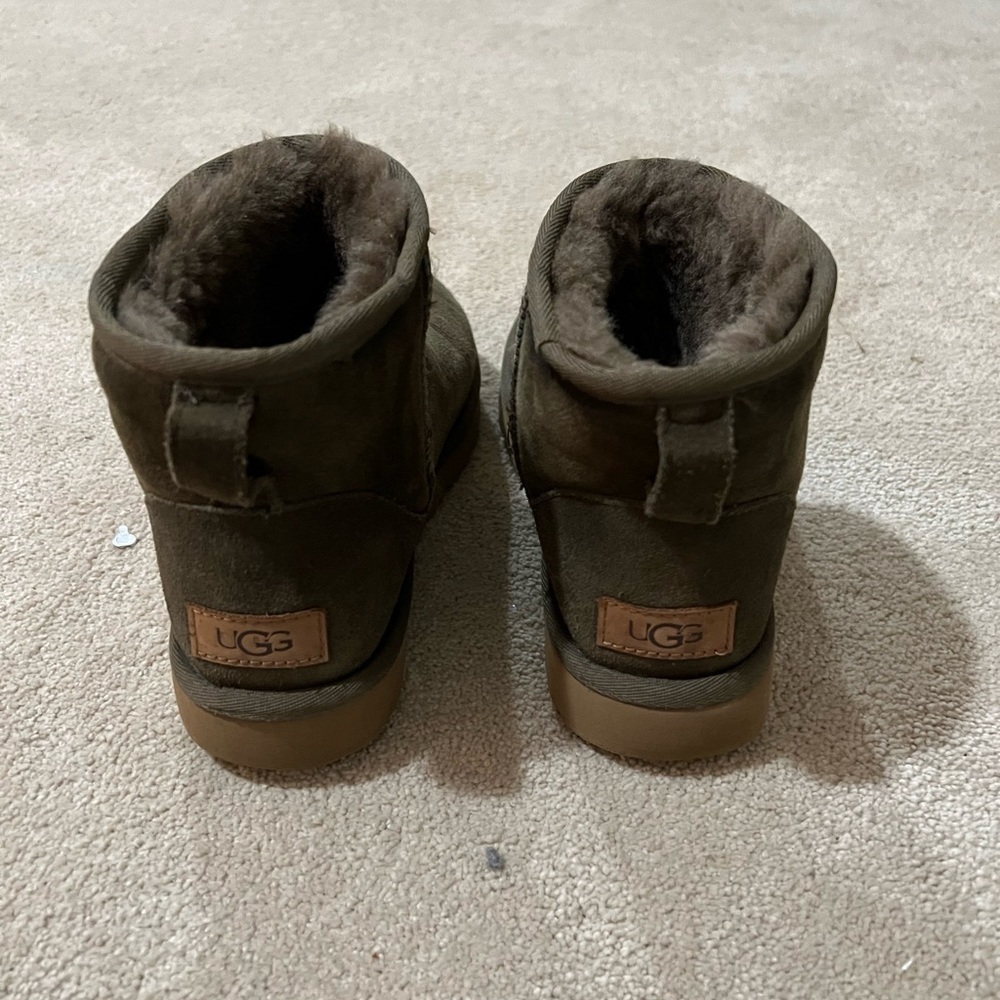 Olive green low uggs